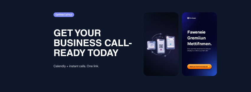 GetWebCallHub — Get your business call-ready today